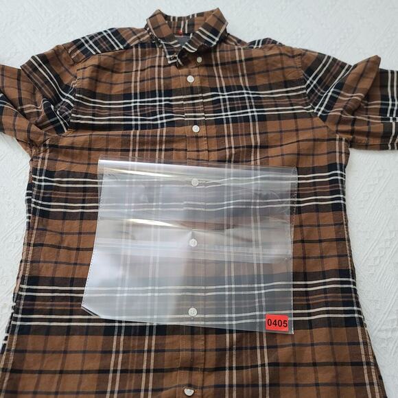 H&M lumberjack men's flannel button down long sleeve fall Size small plaid - Picture 9 of 9